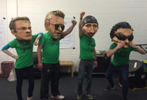 The Script concert volunteers